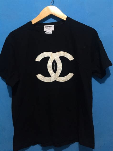 buy chanel striped t shirt|chanel tee shirts vintage.